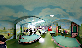 360° Panorama Fotografie Billardraum Schloss Dankern