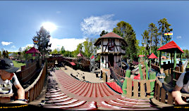 360° Panorama Fotografie Schloss Dankern Burg Drago